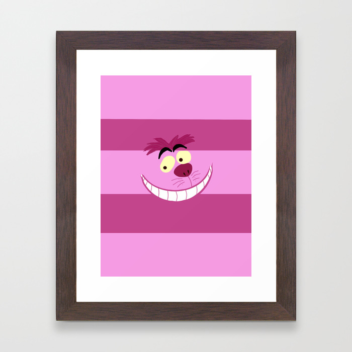 Cheshire Cat Alice In Wonderland Framed Art Print By