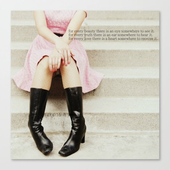 pretty in pink two Canvas Print