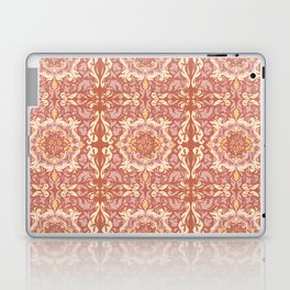 Rust Terracotta Clay Abstract Floral Boho Chic  Laptop Skin