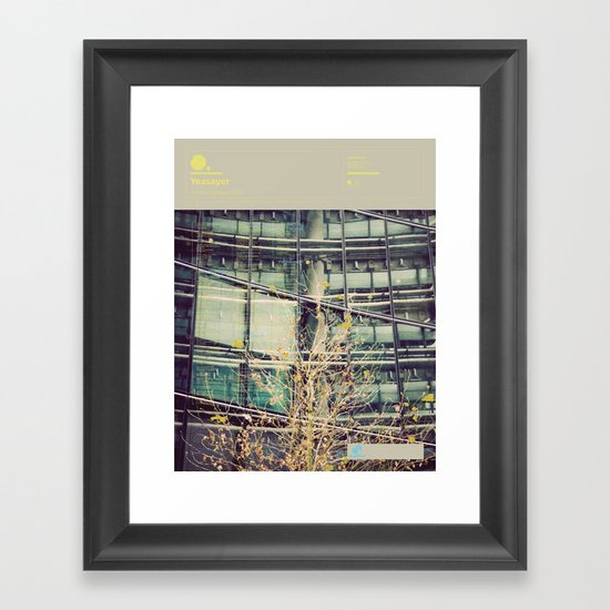 The Visual Mixtape 2010 | All Hour Cymbals | 21 / 25 Framed Art Print