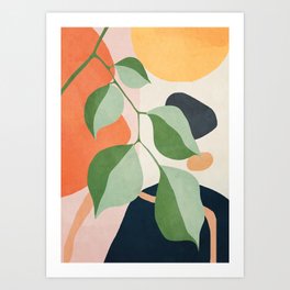Colorful Branching Out 24 Art Print