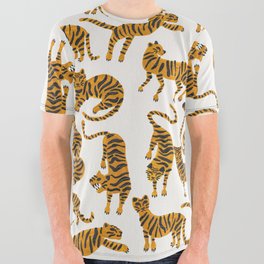 Tiger Collection – Orange Palette All Over Graphic Tee