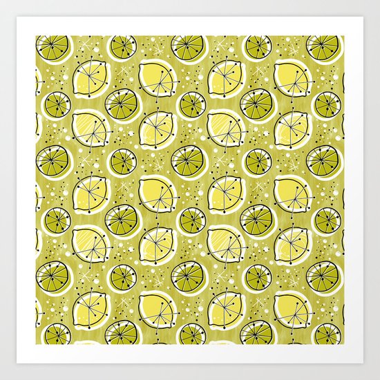 Atomic Lemonade_Green Art Print