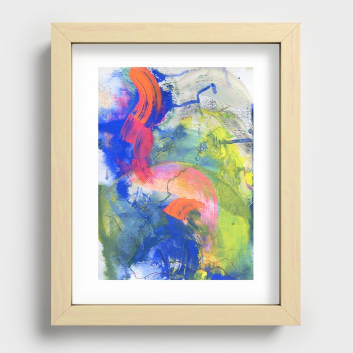 abstract dreamworld N.o 8 Recessed Framed Print