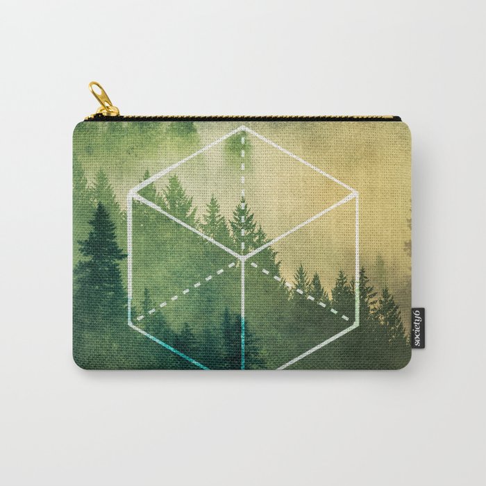 The Elements Geometric Nature Element of Earth Carry-All Pouch