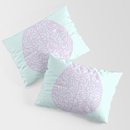 Pastel Brain Pillow Sham