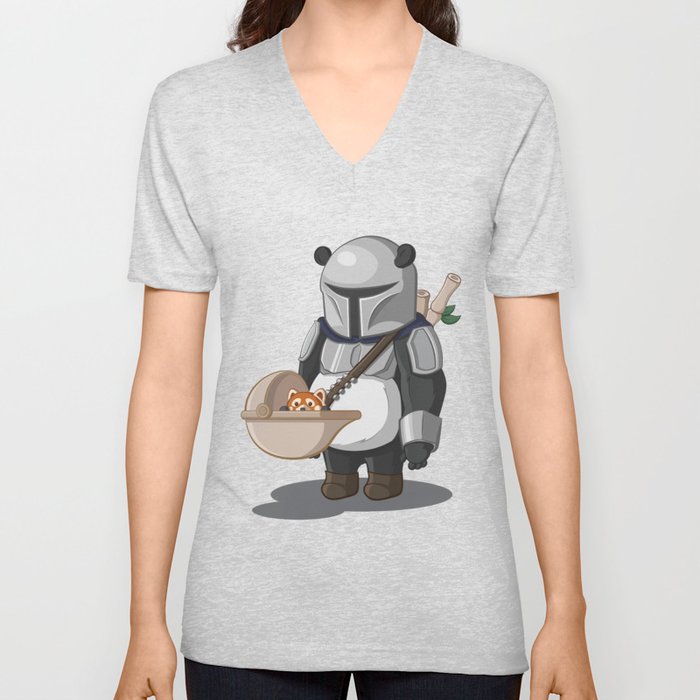 The Pandalorian V Neck T Shirt