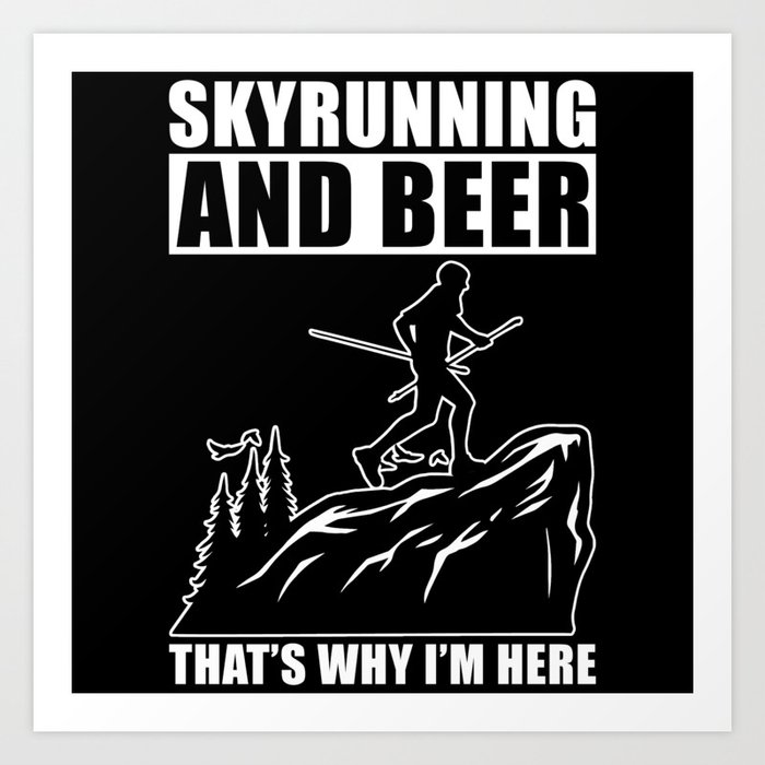 Skyrunning Art Print