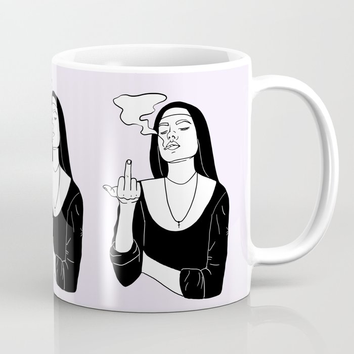 nun of your business coffee mug by danaef society6