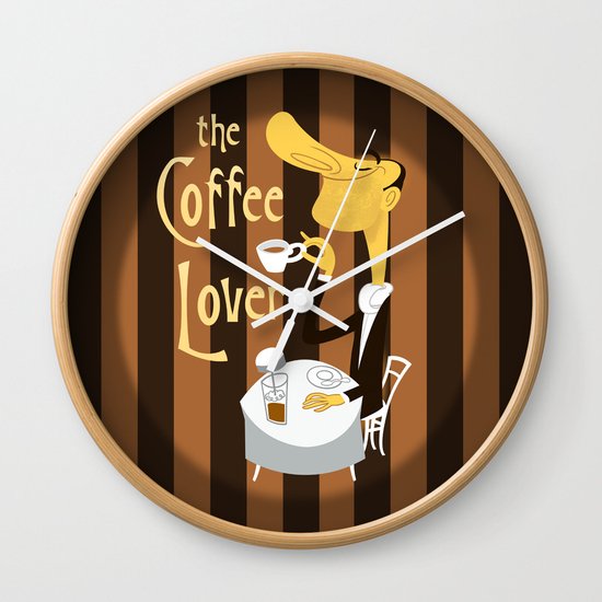 The Coffee Lover Wall Clock