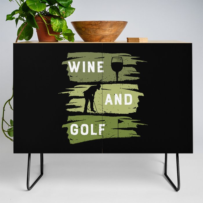 Wine And Golf Credenza