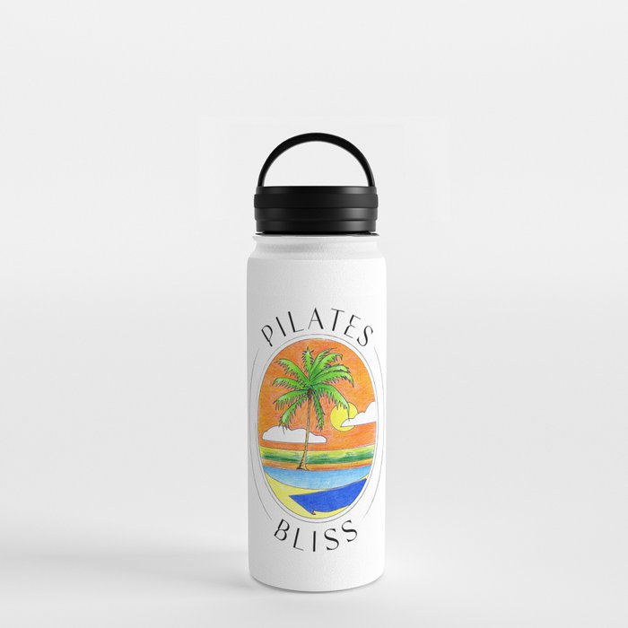 Pilates Bliss Sunset Sky Water Bottle