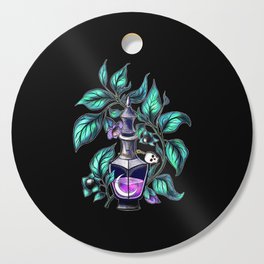 Belladonna and potion bottle  Cutting Board