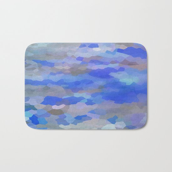 Blue Waves Bath Mat