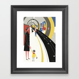 Tube, London (2012) Framed Art Print