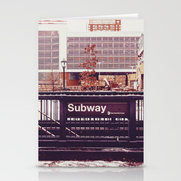 New York City - Subway Stationery Cards