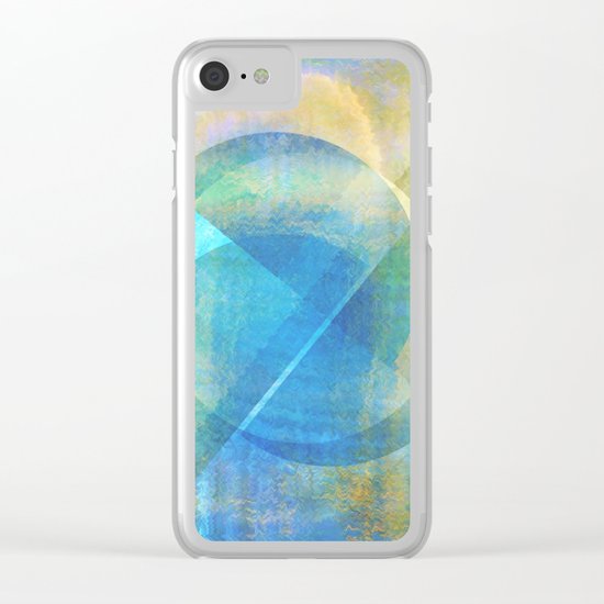 Abstract NC 02 Clear iPhone Case