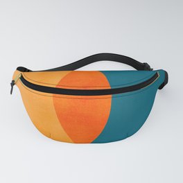 Mid Century Eclipse / Abstract Geometric Fanny Pack