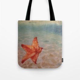 Starfish adrift Tote Bag