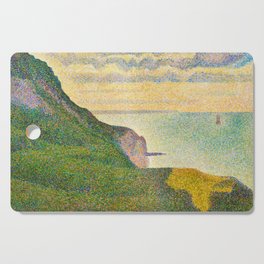 Seascape at Port-en-Bessin, Normandy, 1888 by Georges Seurat Cutting Board