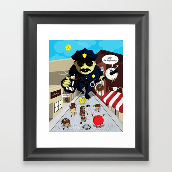 Pandoughmonium Framed Art Print