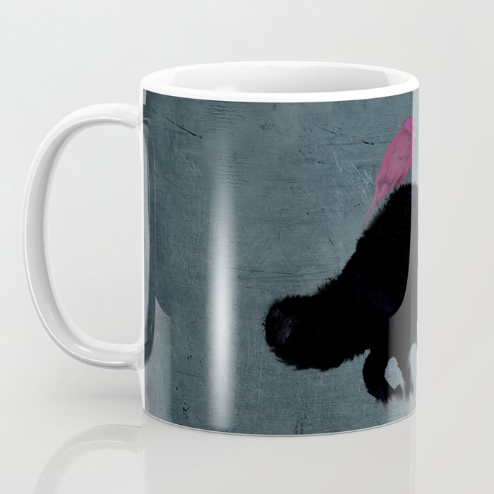 Cat And Bird Friends Coffee Mug By Gwenolademuralt Society6