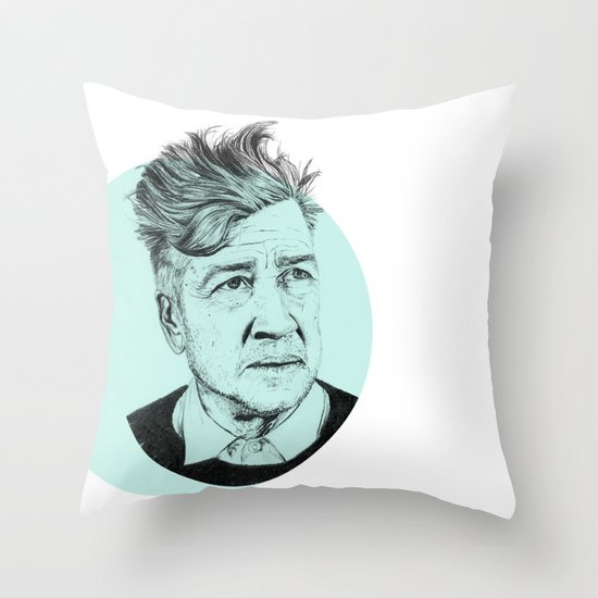 David Lynch Throw Pillow