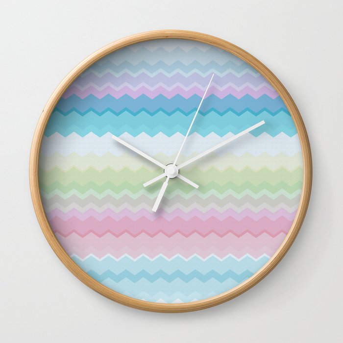 Rainbow pattern Wall Clock