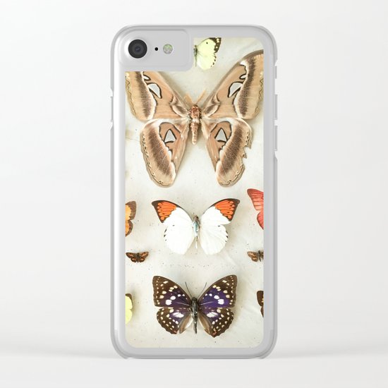 Butterflies and Moths Clear iPhone Case