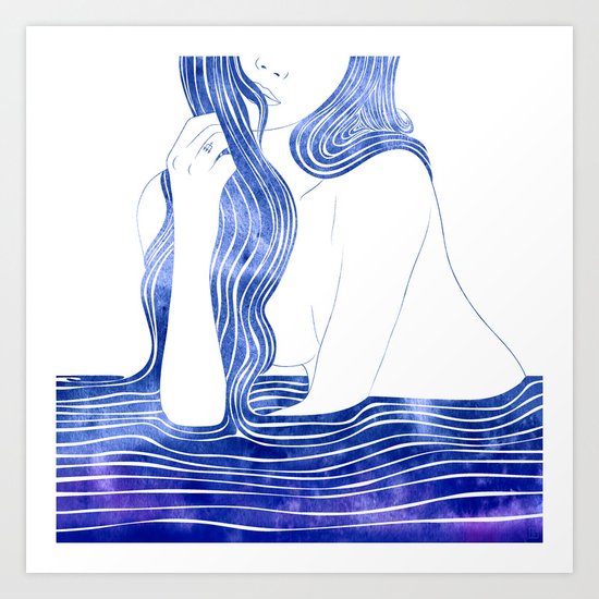 Nereid XV Art Print