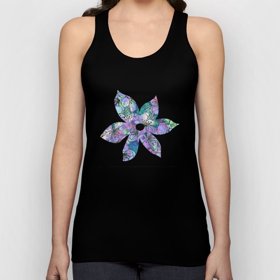 Little Purple Flowers Unisex Tank Top