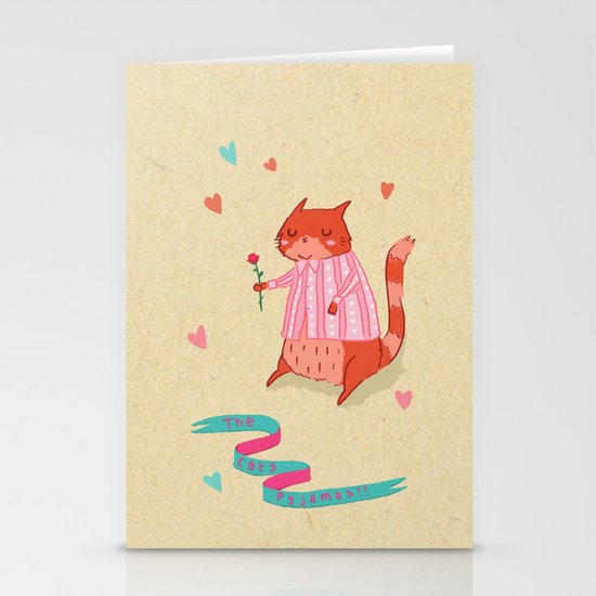 The Cat's Pyjamas Stationery Cards