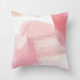 Soft Pink Pastels Throw Pillow