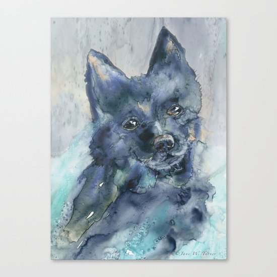 The Little Boatman Canvas Print