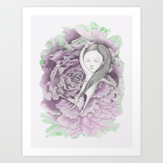 I am a vegetarian Art Print