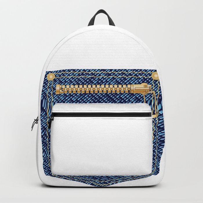 Zipper Pocket Backpack