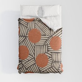 Neutral Abstract Pattern #1 Comforter