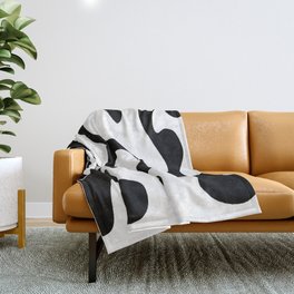 Abstraction in the style of Matisse 22- black and white Throw Blanket