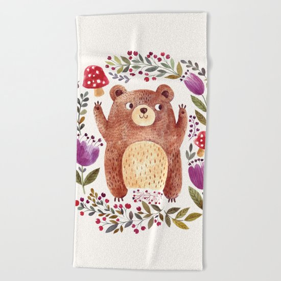 bear Beach Towel