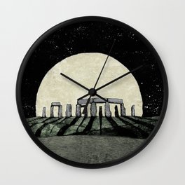 Rising Moon Wall Clock