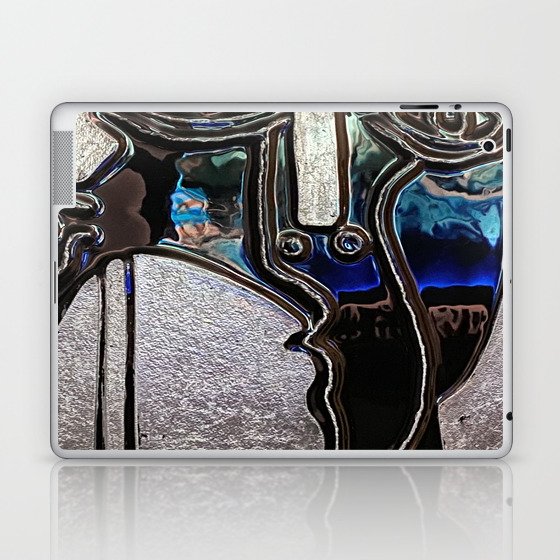 Weird Guy Glass Art Laptop & iPad Skin