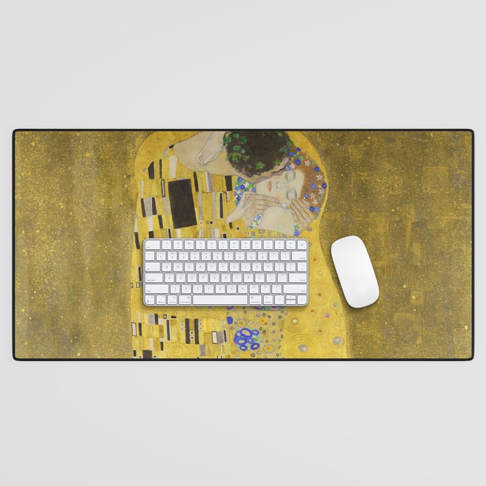 Gustav Klimt - The Kiss Desk Mat