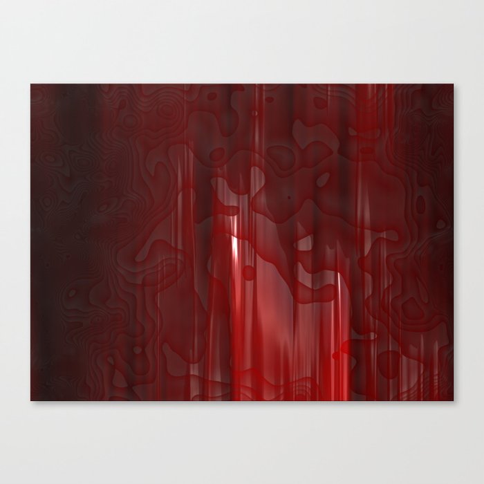 Shiny Red Canvas Print