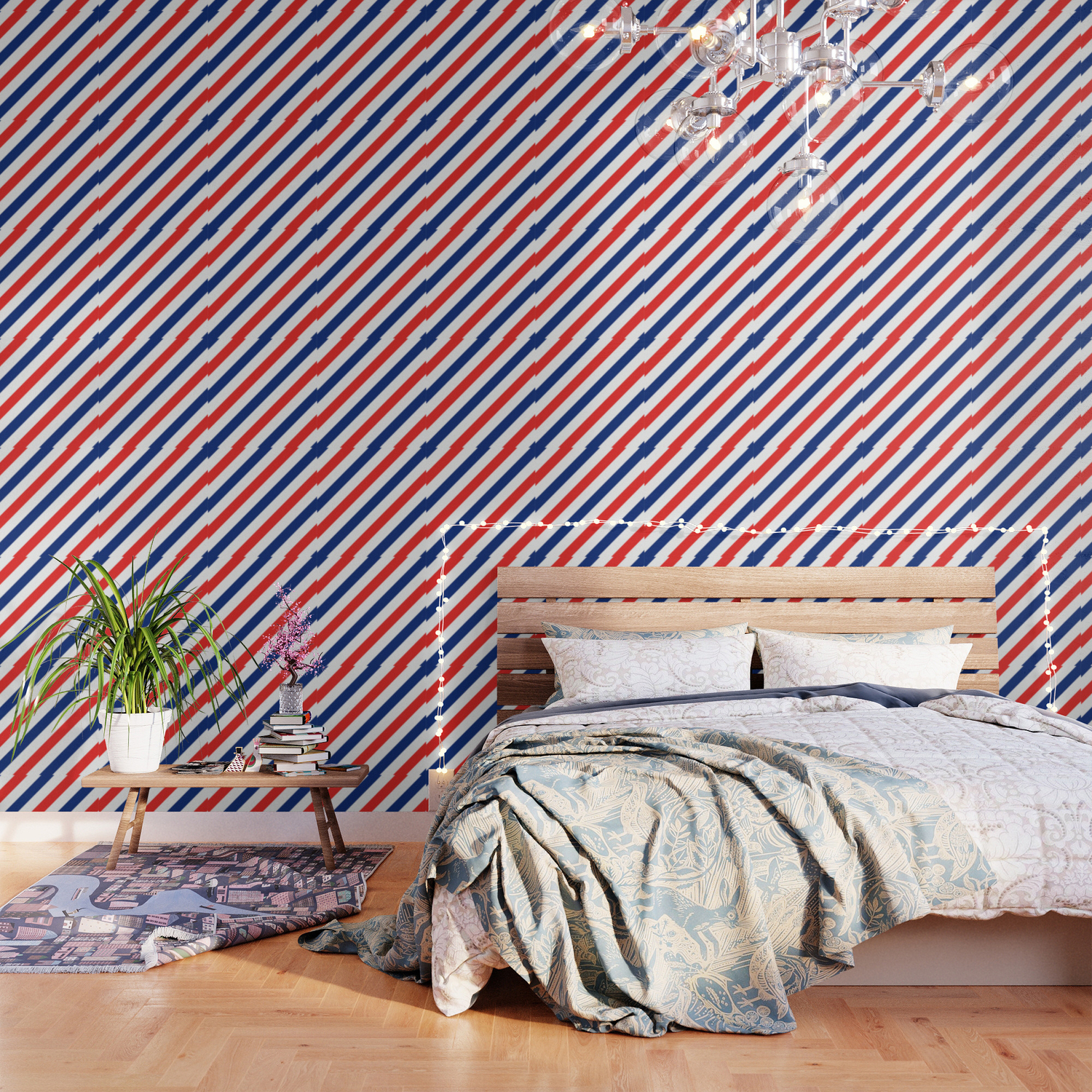 Barber Stripes Wallpaper By Xooxoo Society6