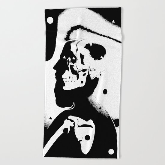 The Masks We Wear Beach Towel
