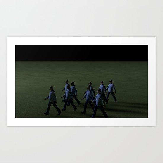 Boys_Series_n°2 Art Print