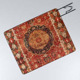 Seley 16th Century Antique Persian Carpet Print Picnic Blanket