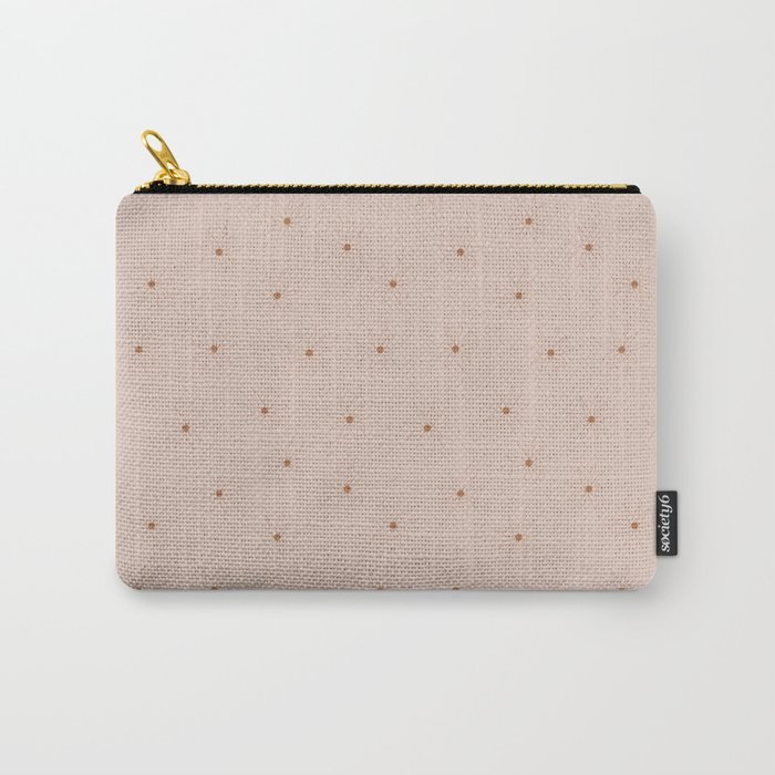 stylized flower. Line Carry-All Pouch