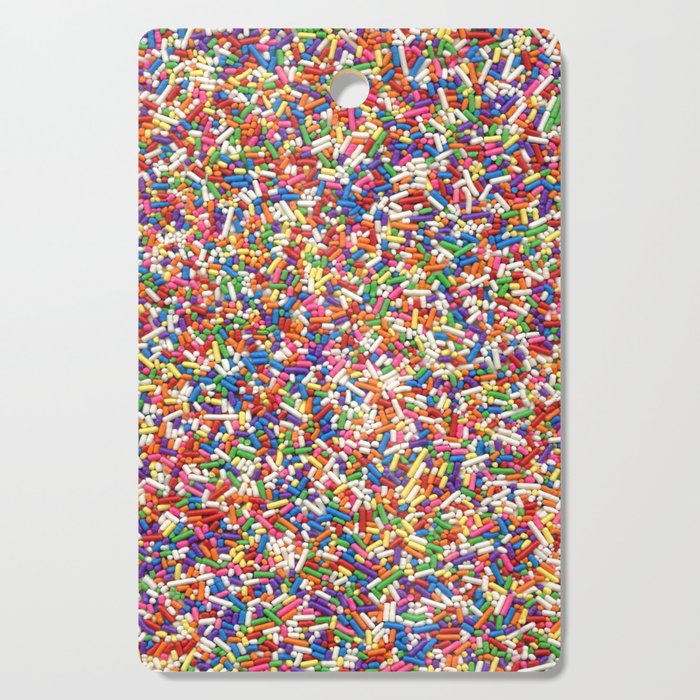 Rainbow Sprinkles Cutting Board