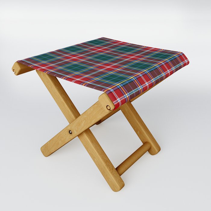 Clan MacWhirter Tartan Folding Stool